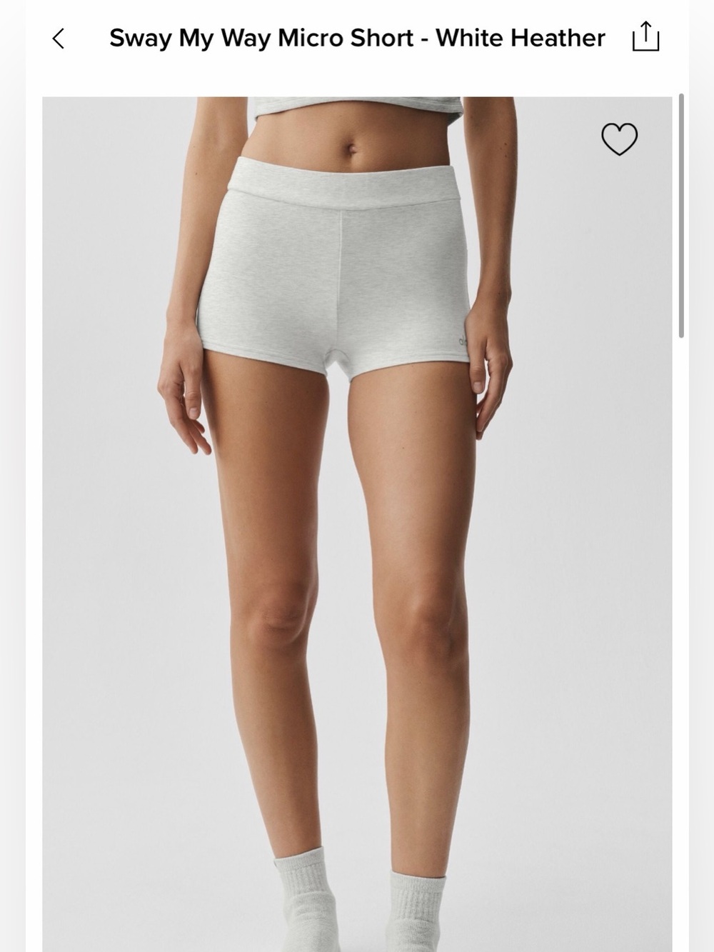 NWT Alo shorts